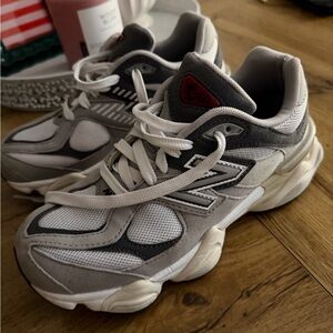 New Balance 9060 Sneakers in Gray and Cream